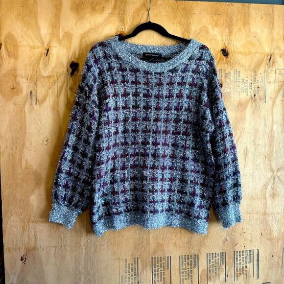 Ashley Stewart Sweaters - Ashley Stewart Glittery Tinsel Sweater Size 1X